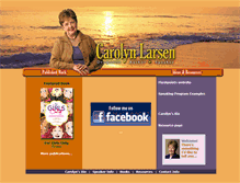 Tablet Screenshot of carolynlarsen.com